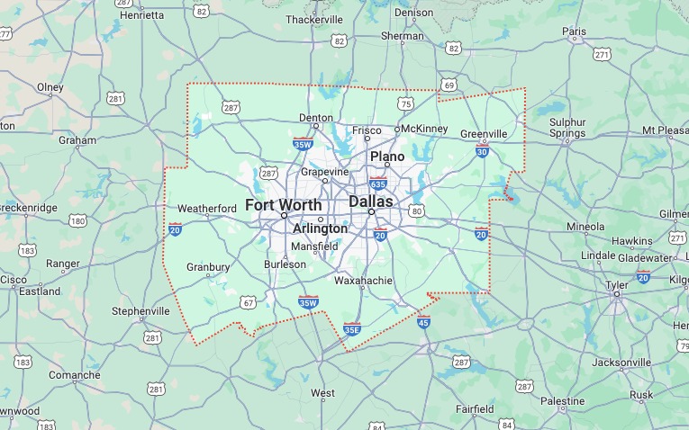 DFW-Map DFW Map